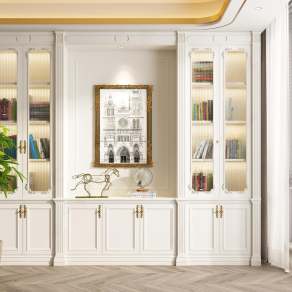 法式酒柜3D模型下载